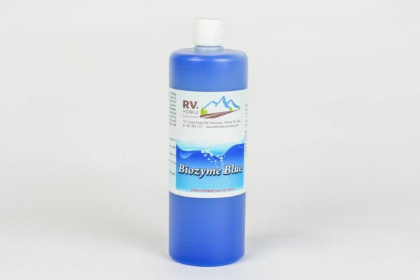 RV Mobile Edmonton Biozyme Blue bottle