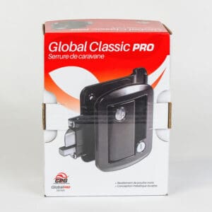 Global Classic Pro Entrance Door Lock - Trailer - Pro Series - BLACK