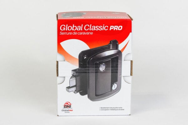 Global Classic Pro Entrance Door Lock - Trailer - Pro Series - BLACK